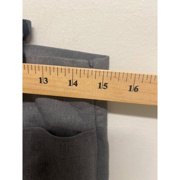 Akris Punto Womens Gray Wool-Blend Straight-Leg Trousers Preppy Slacks  Sz 6 - Picture 4 of 8